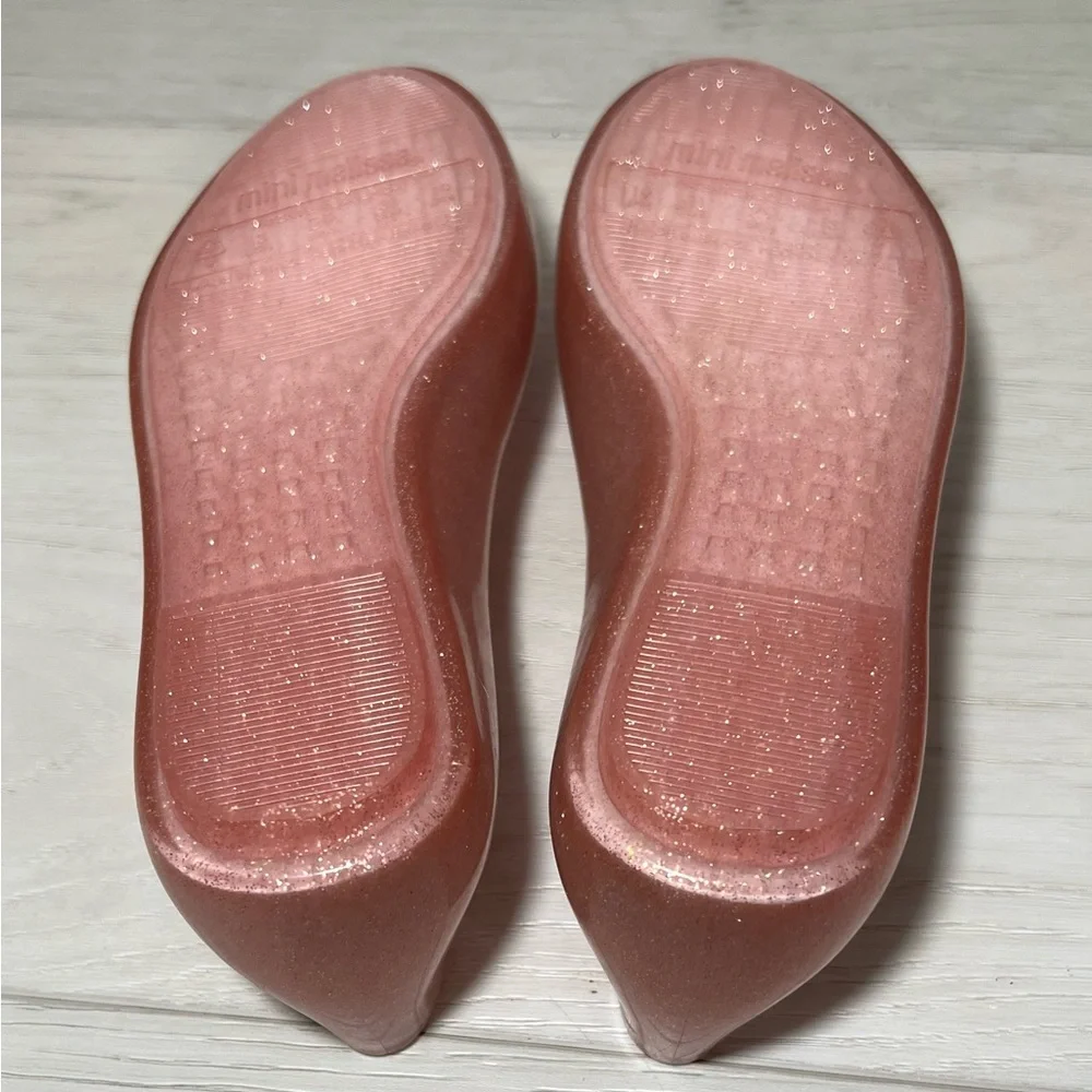 Little Girls Mini Melissa Sweet Love Dress Flats Kids Shoes New Size 13